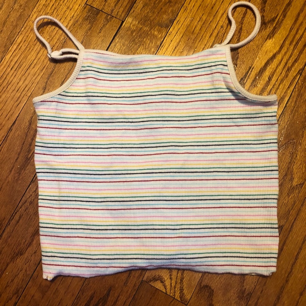 striped forever 21 tank top